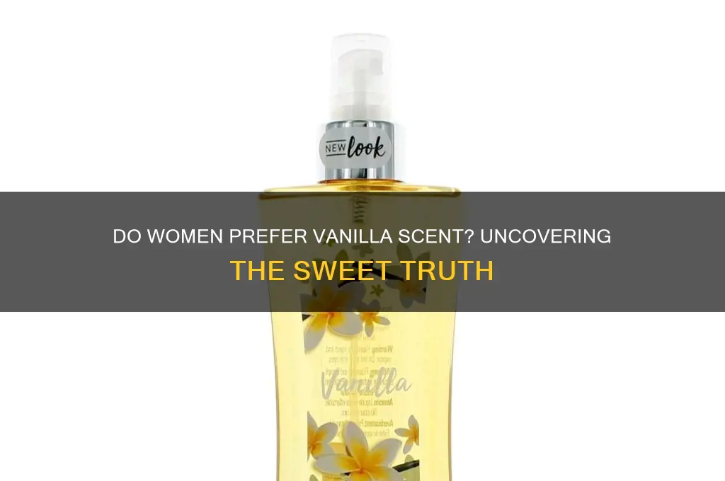 do women like vanilla scent