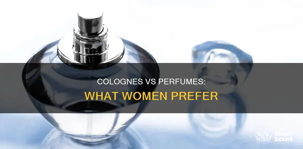 do women prefer the scent of cologne or perfume