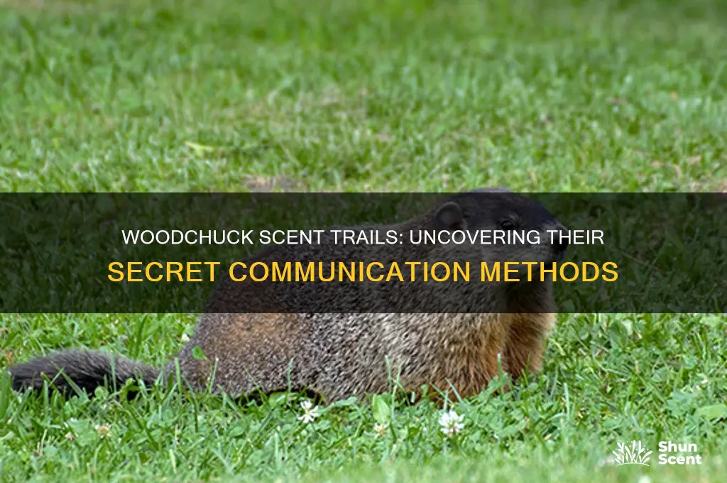 do woodchucks leave scent trails