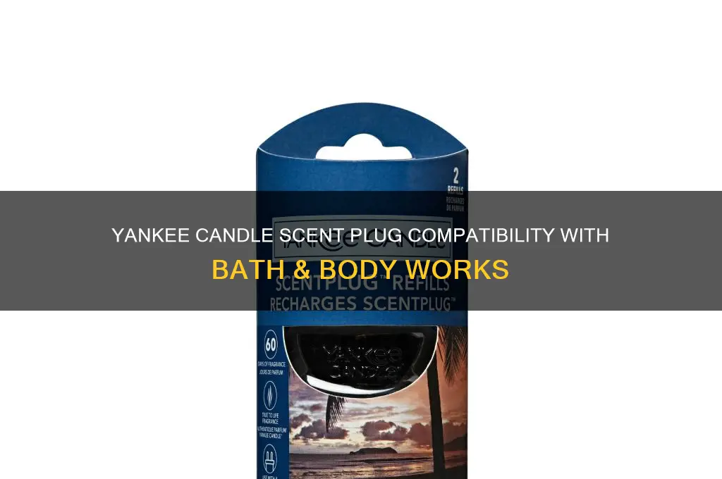 do yankee candle scent plug fit bath and body works
