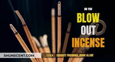 How to Properly Extinguish Incense Sticks