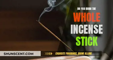 Incense Sticks: Burning the Whole Stick and Why You Shouldn't