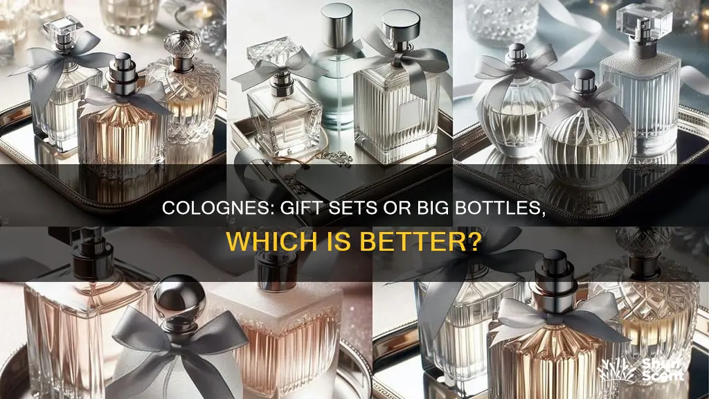 do you buy gift set cologn or the big bottle