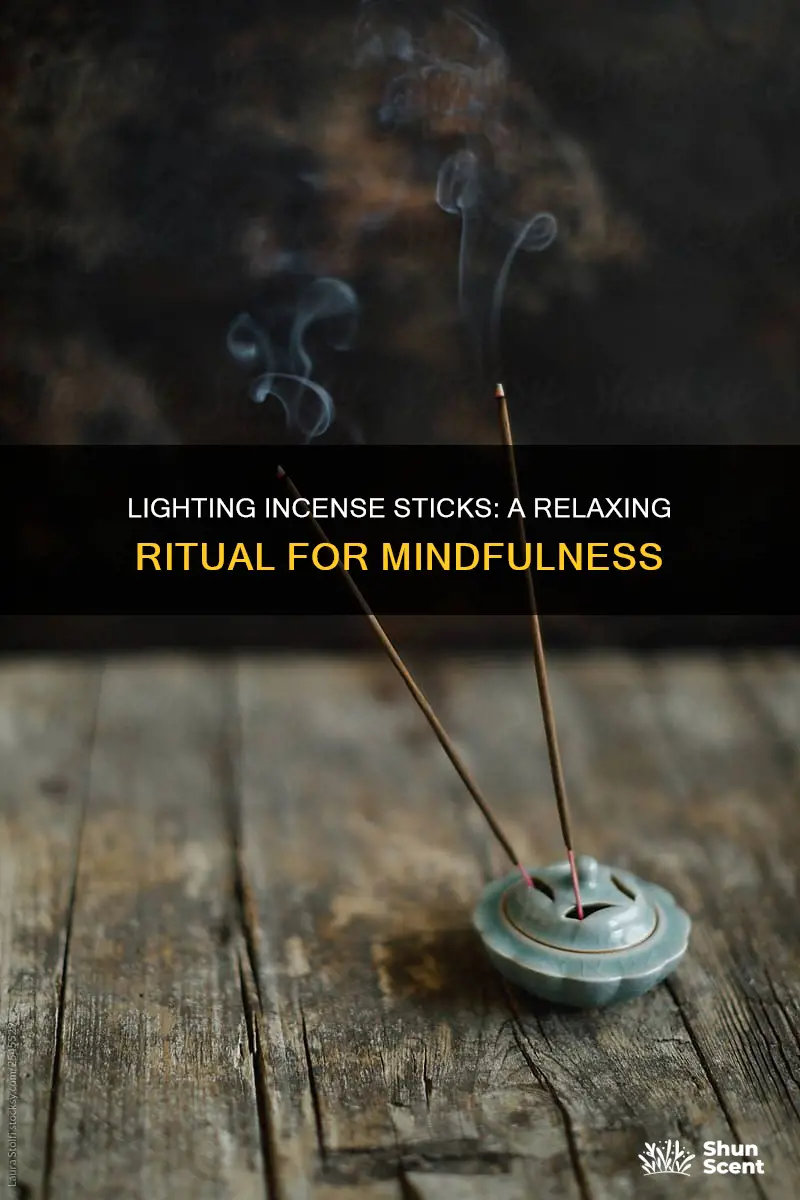 do you light incense sticks