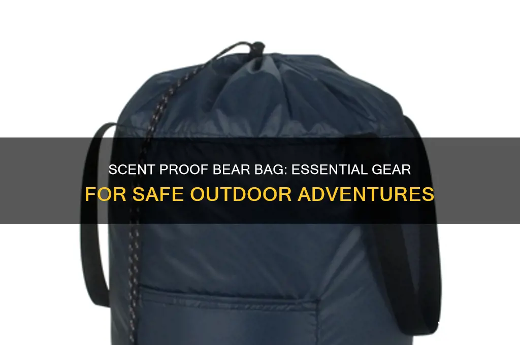do you need a scent proof bear bag
