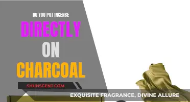 Incense and Charcoal: Direct Contact or No?