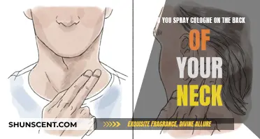 Why You Should Spray Cologne on Your Neck