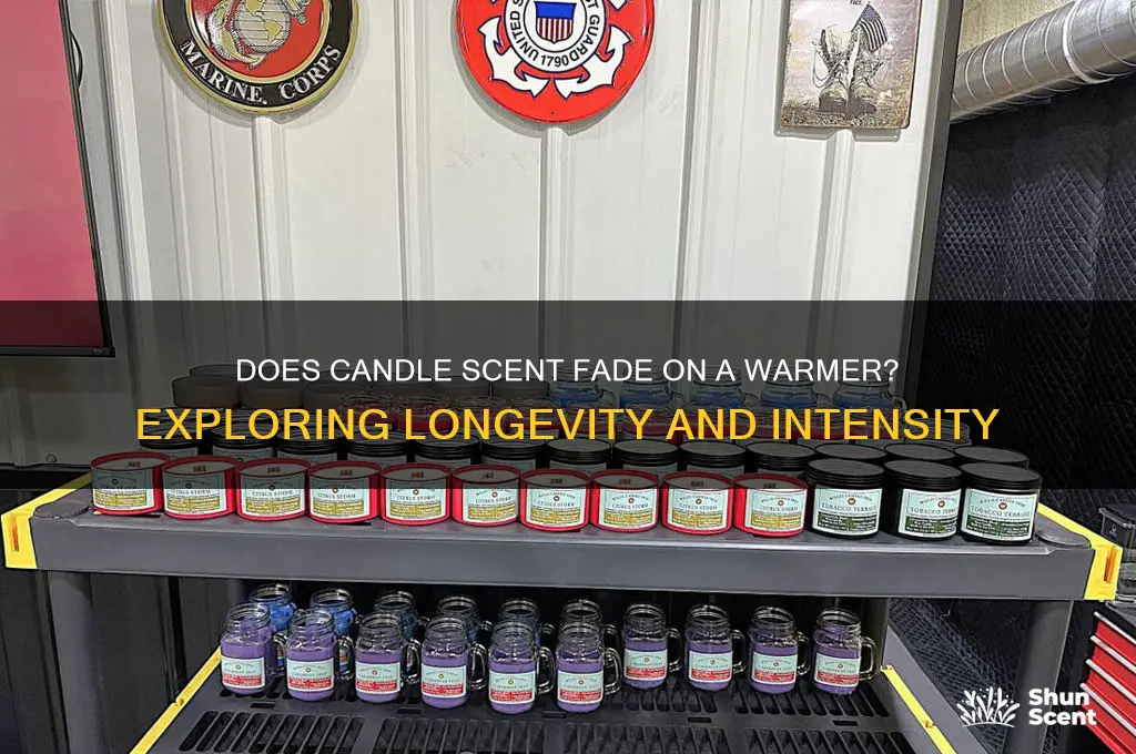 does a candle scent fade on a warmer