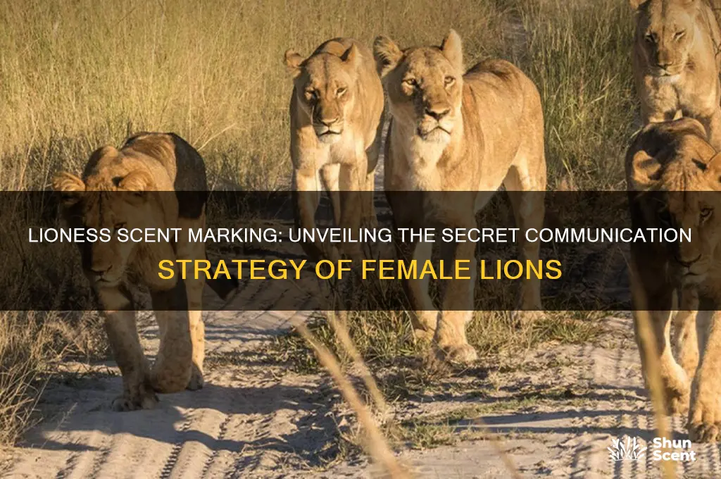 does a lioness scent mark