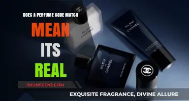 Authenticating Perfumes: Code Match and Counterfeits