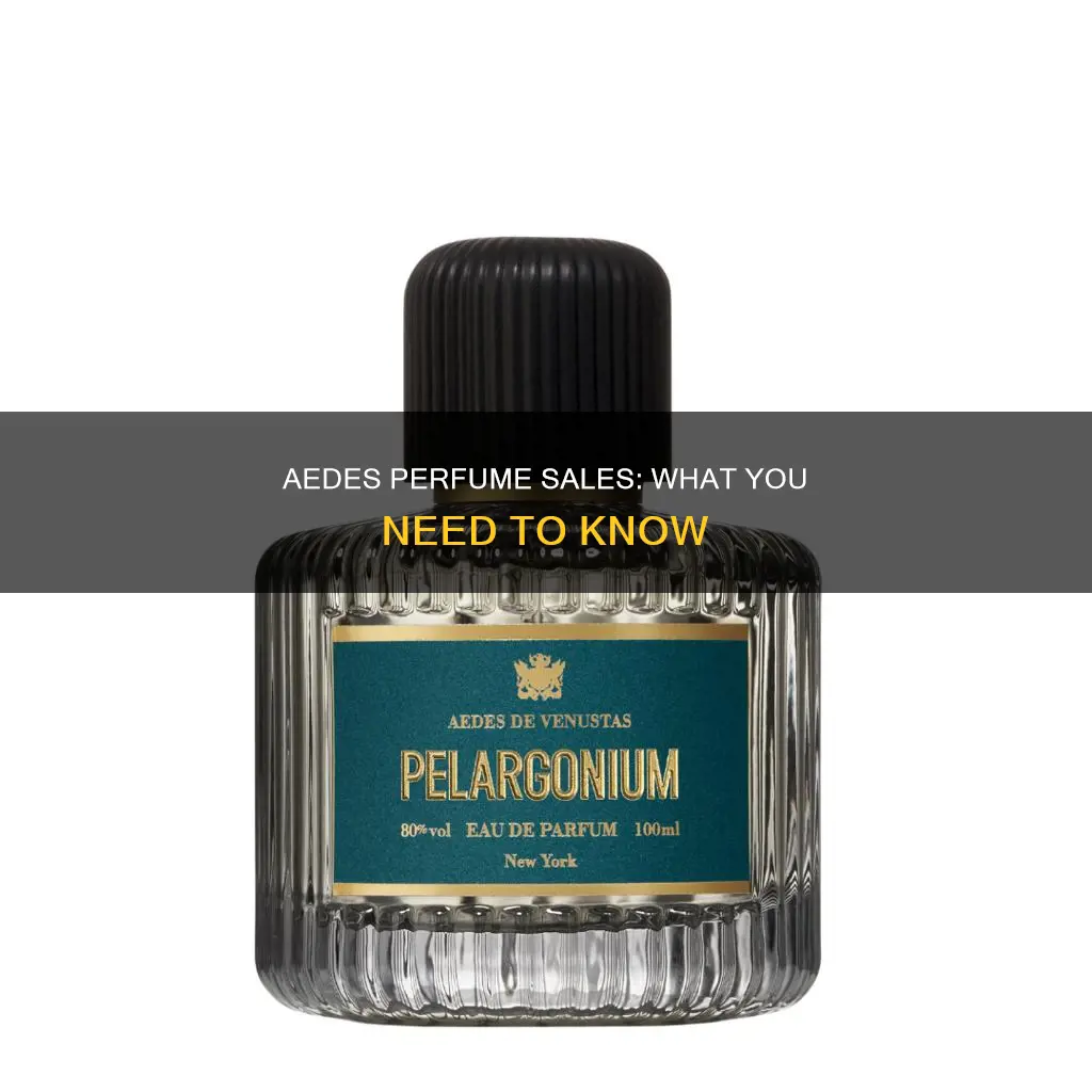 does aedes perfume have sales