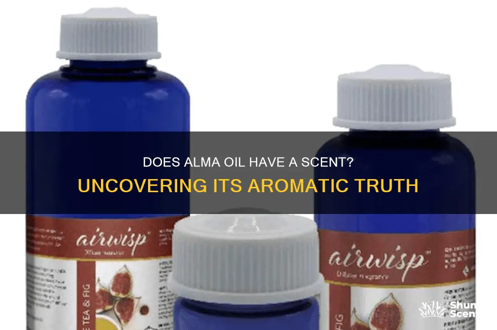 does alma oil have a scent