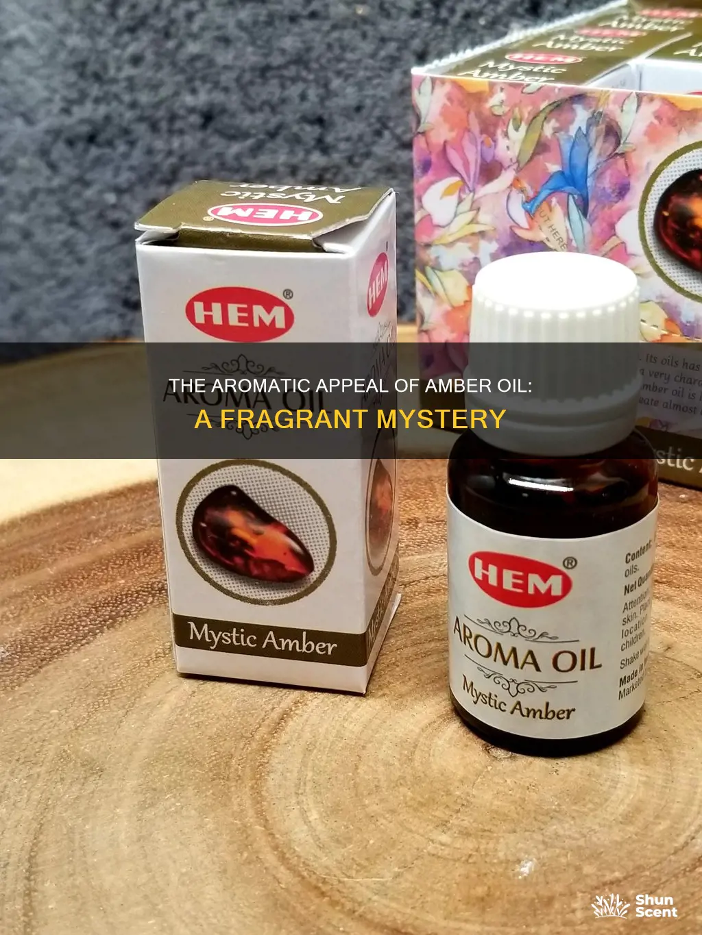 does amber oil have aroma