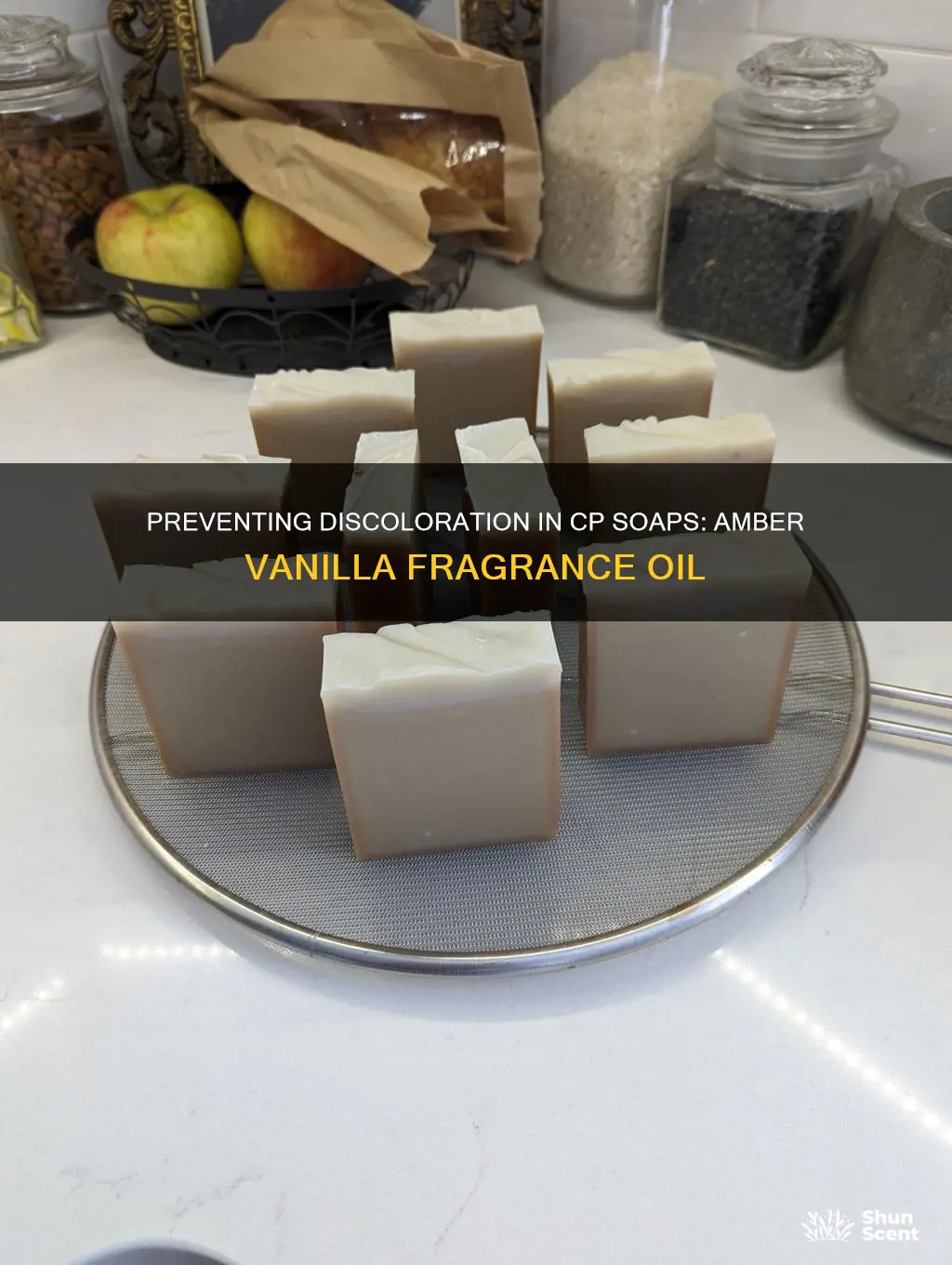 does amber vanilla fragrance oil discolor cp soap