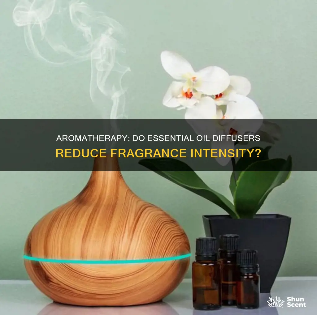 does an essestial oil diffuser reduce the aroma