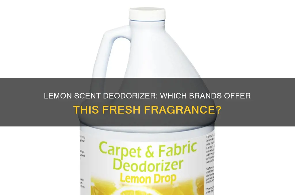 does any company make a lemon scent deodorizer