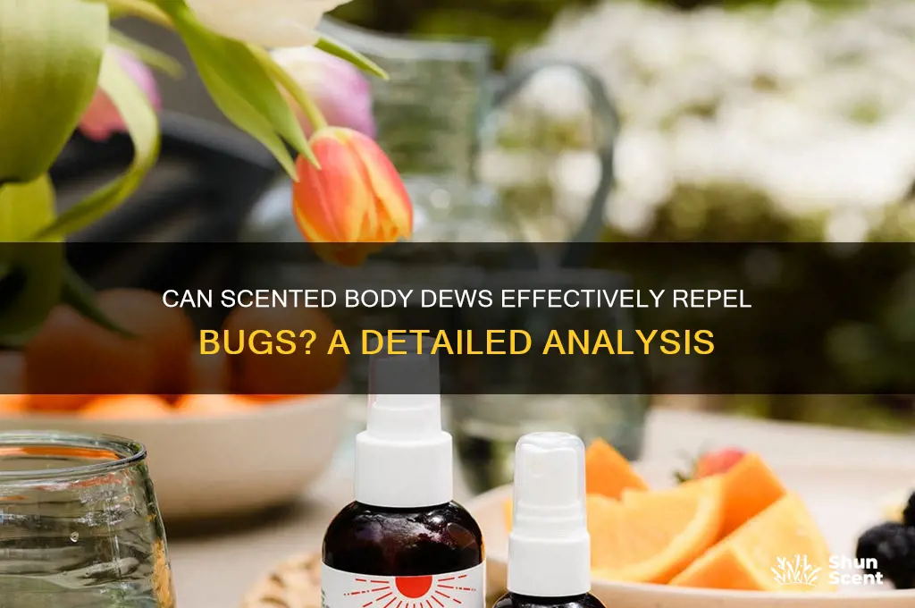 does any scent body dew repel bugs