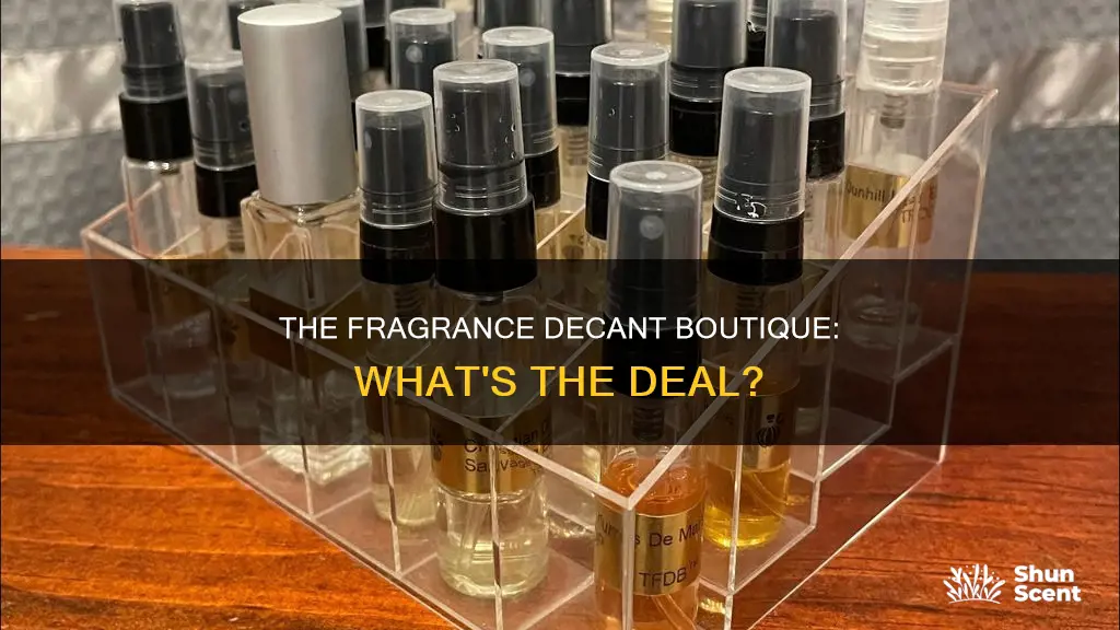 does anyone know about the fragrance decant boutique