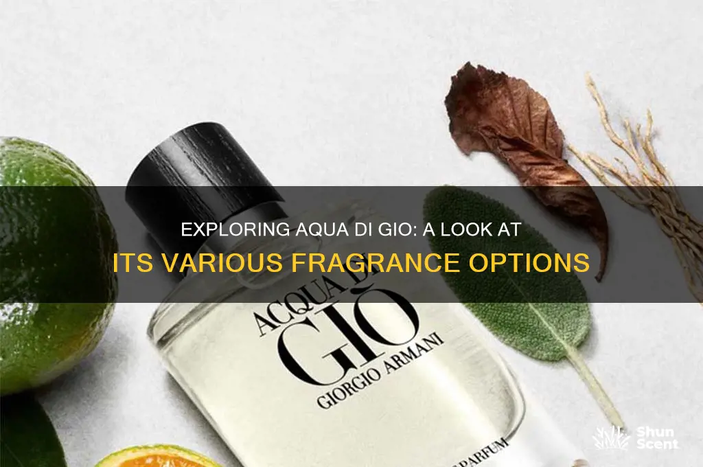 does aqua do gio come in different scents