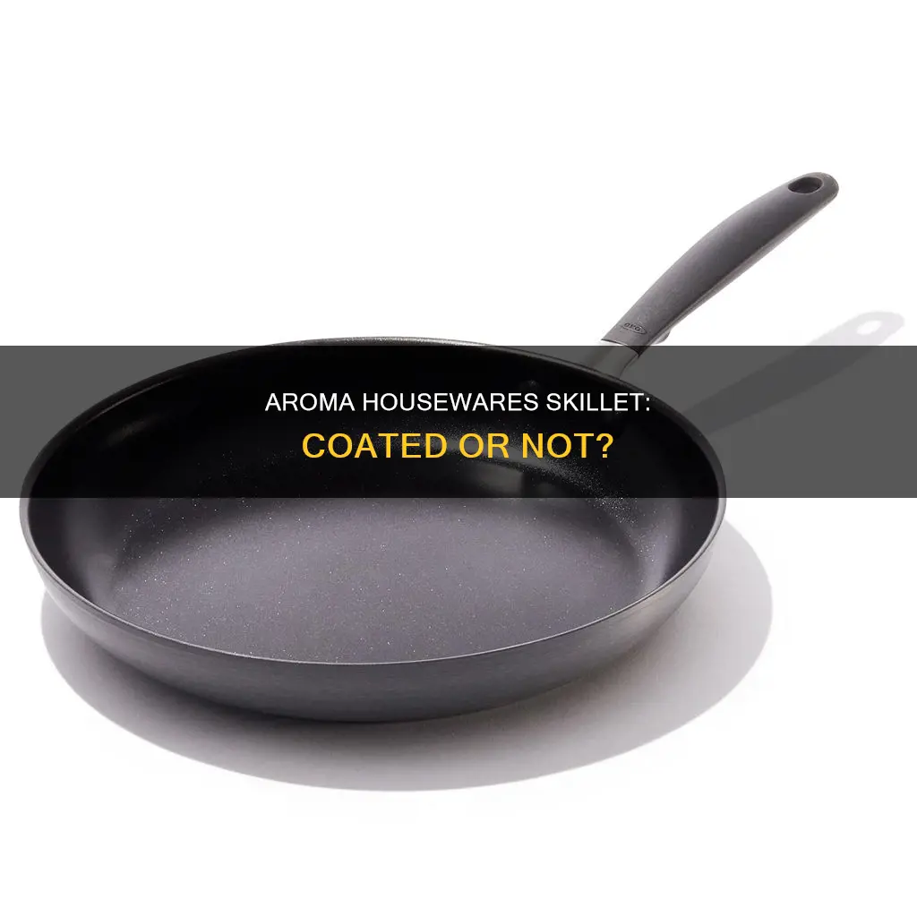 does aroma housewares stainless skillet have a coating