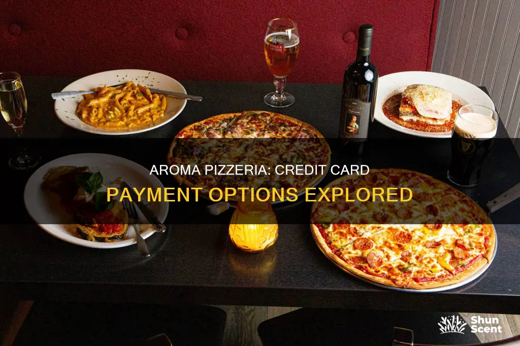 does aroma pizzeria take credit cards