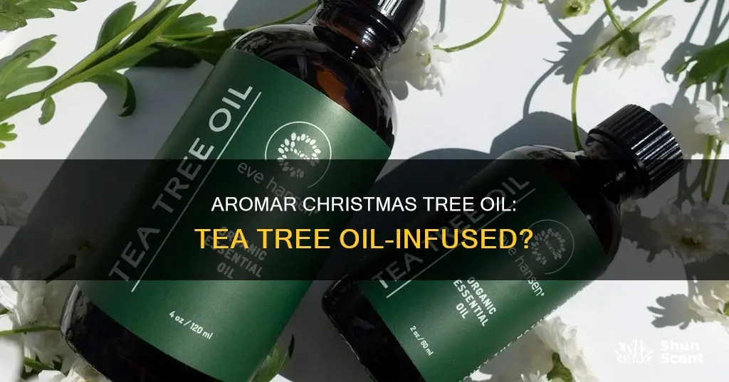 does aromar christmastree fragrance oil contain tea tree oil