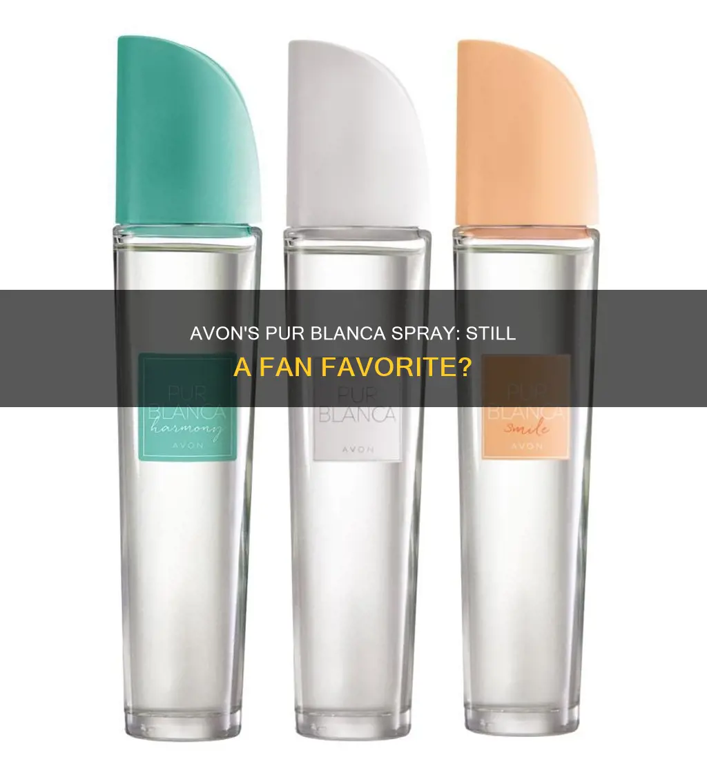 does avon still sell pur blanca perfumed body spray