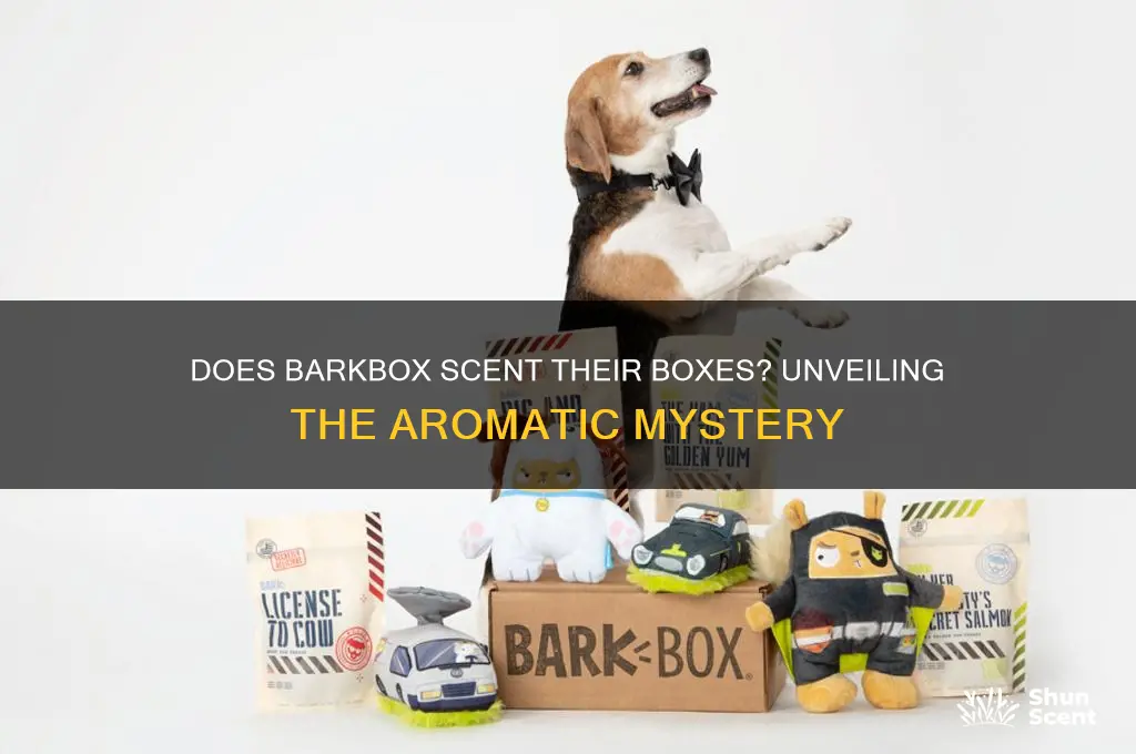 does barkbox scent their boxes