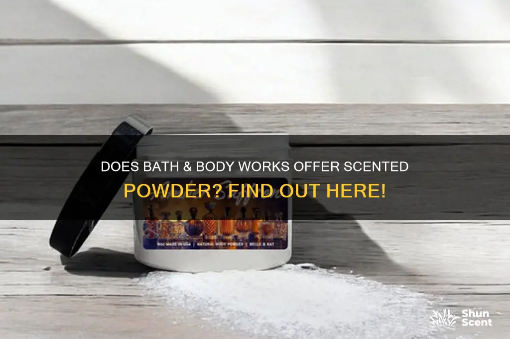 does bath & body works sell scented powder