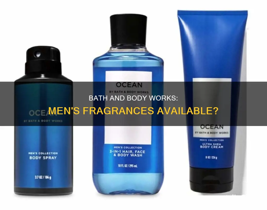 does bath and body works have men