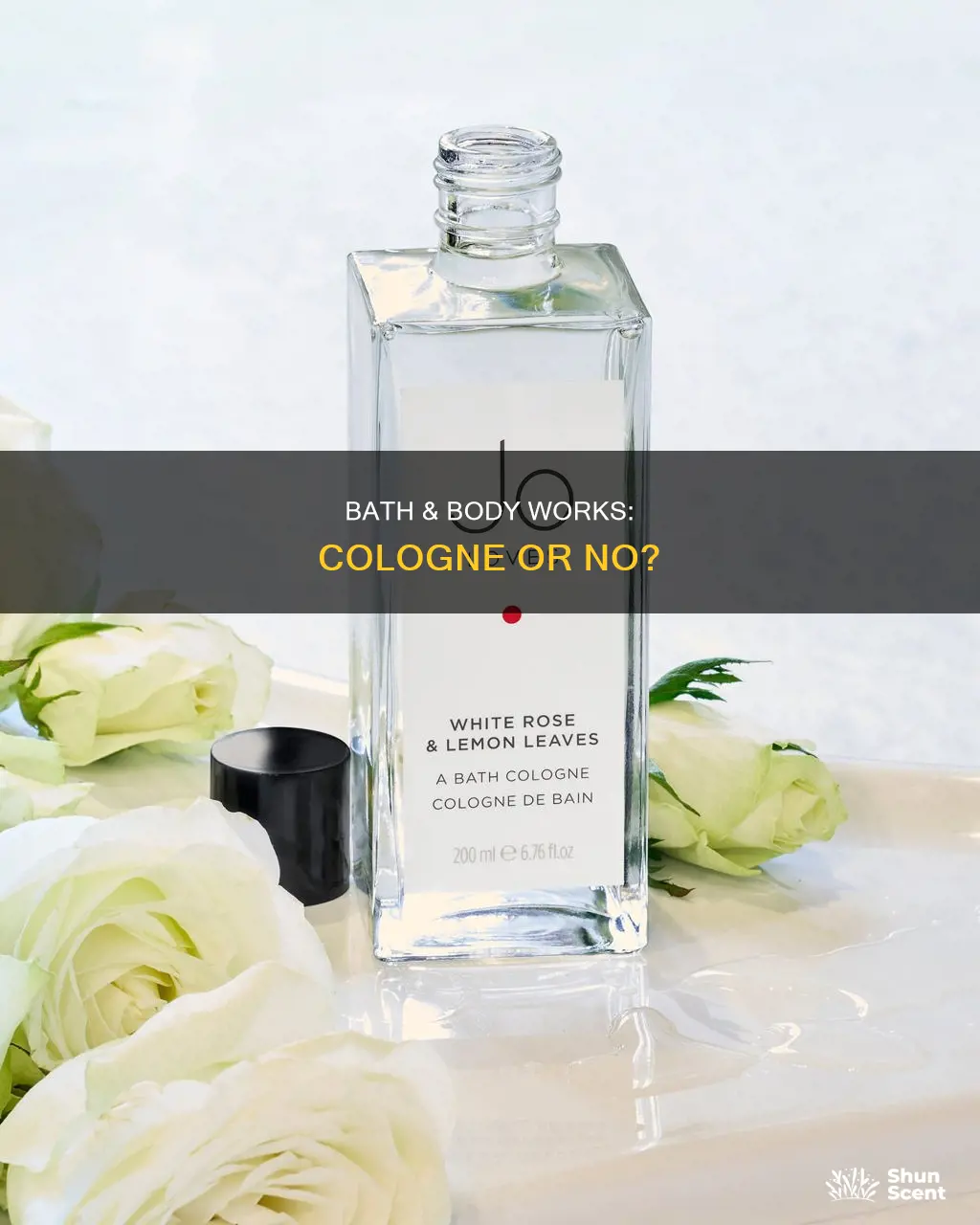 does bath and body works sell cologne