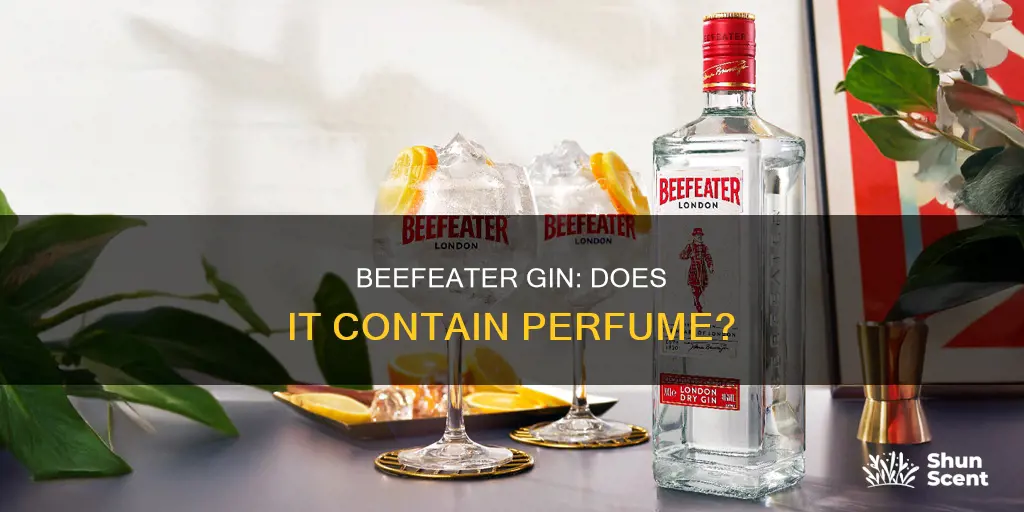 does beefeater gin contain perfume