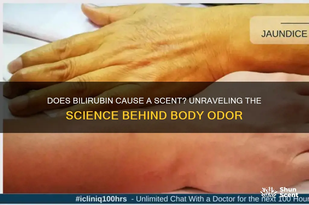 does bilirubin cause a scent