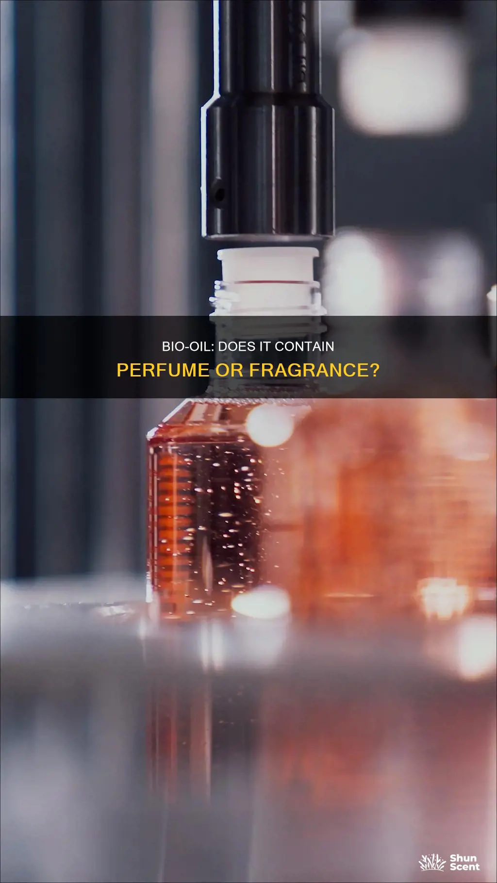 does bio oil contain perfume