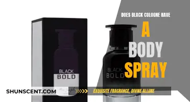 Black Cologne's Body Spray: Does It Exist?