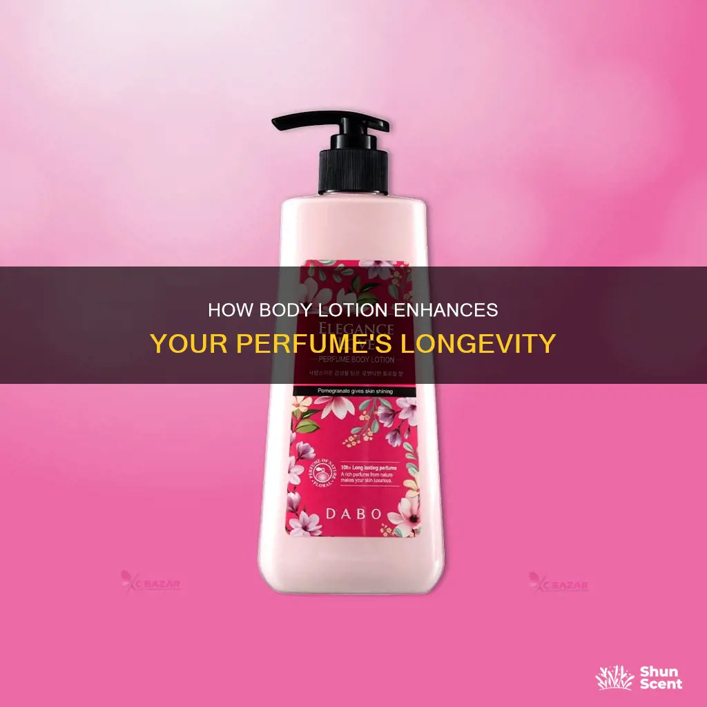 does body lotion make perfume last longer