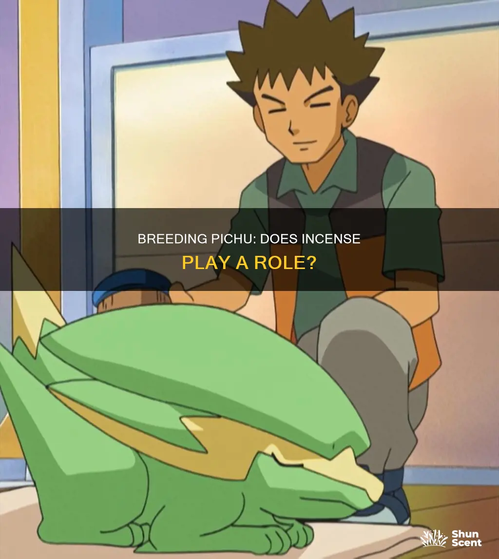does breeding pichu require incense
