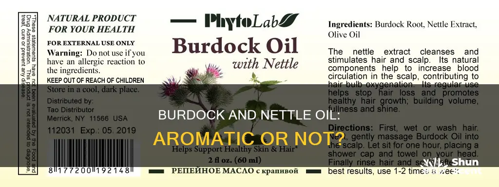 does burdock and nettle oil have an aroma