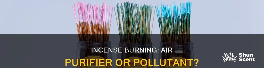 does burning incense clean the air