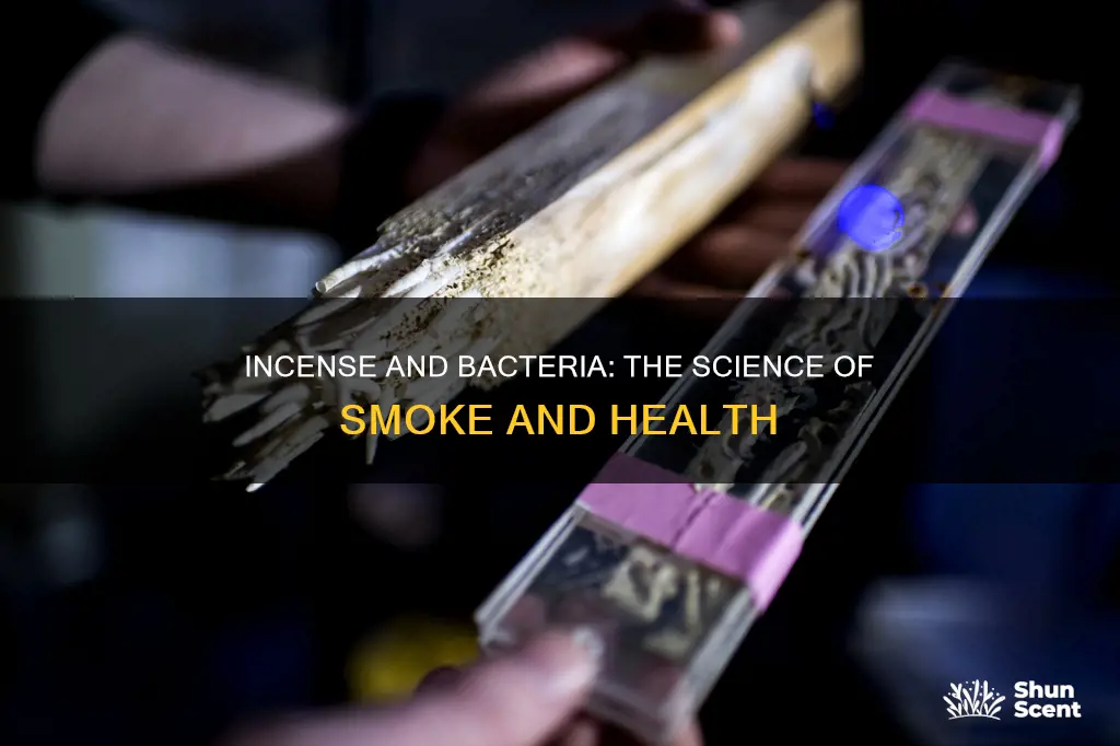 does burning incense kill bacteria