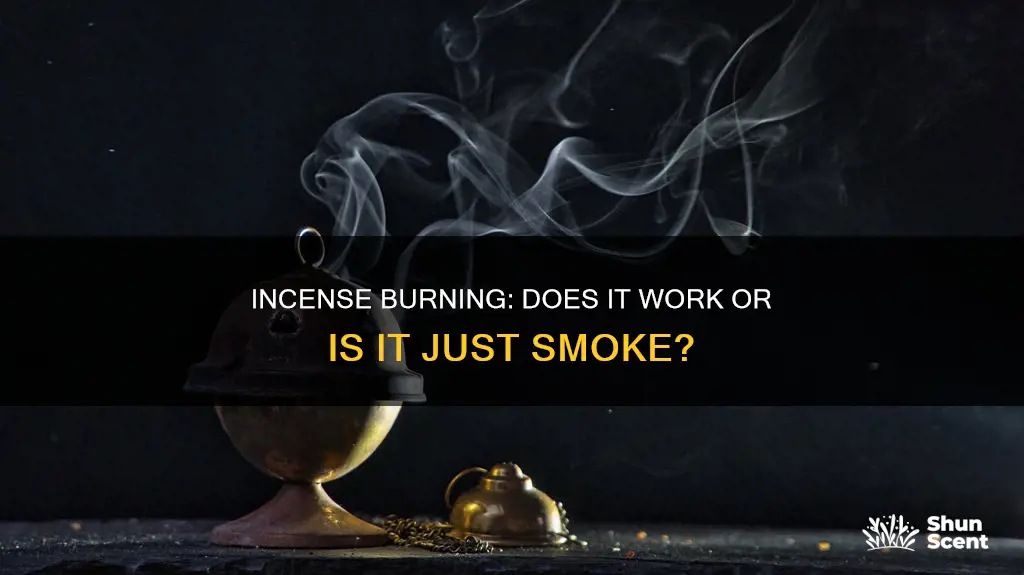 does burning incense work