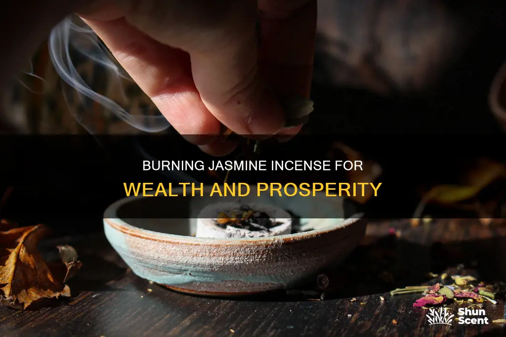 does burning jasmine incense make money