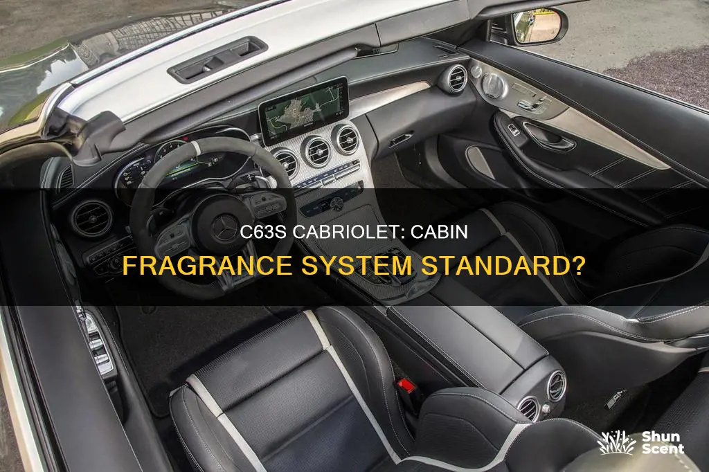 does c63s cabriolet have cabin fragrance system