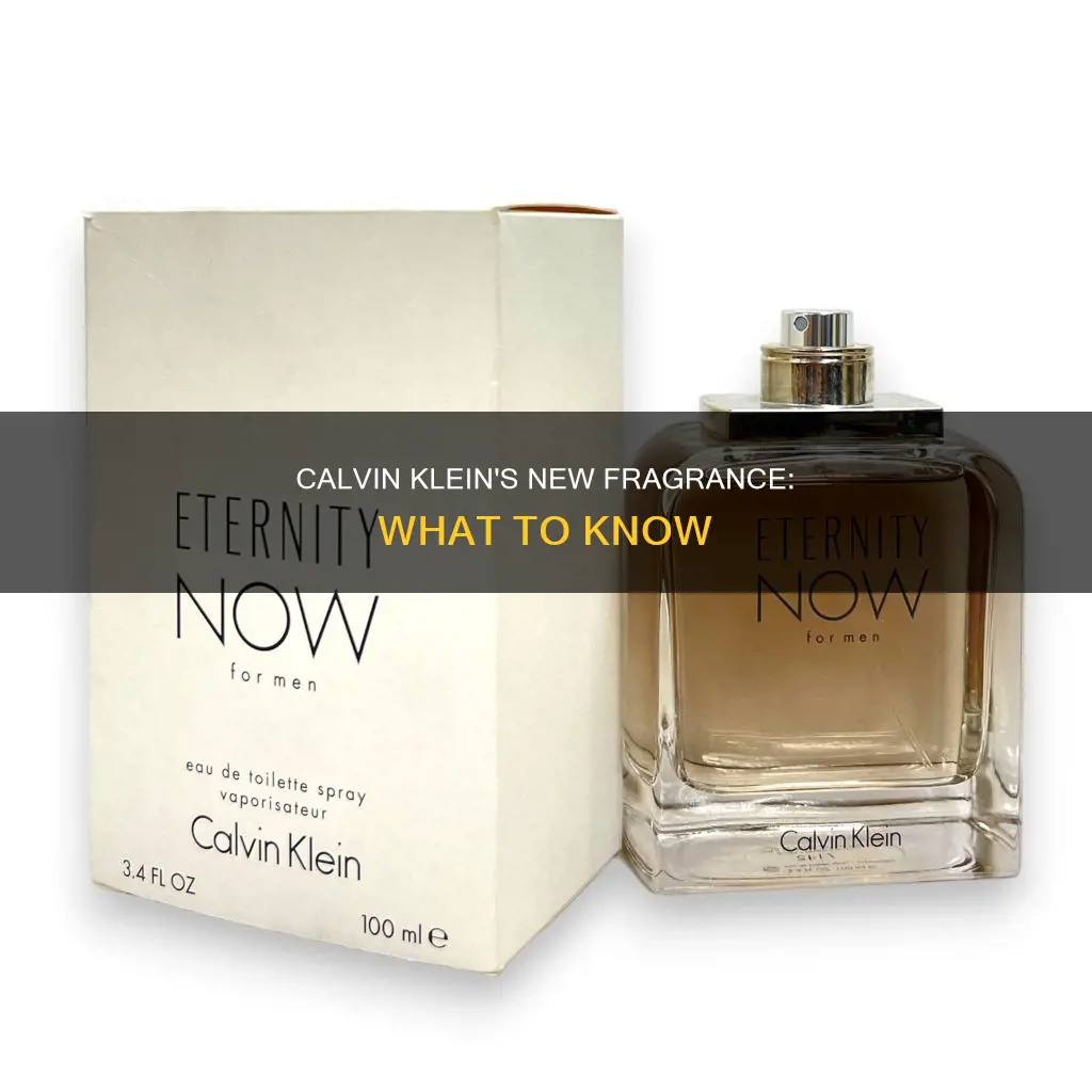 does calvin klein have a new perfume