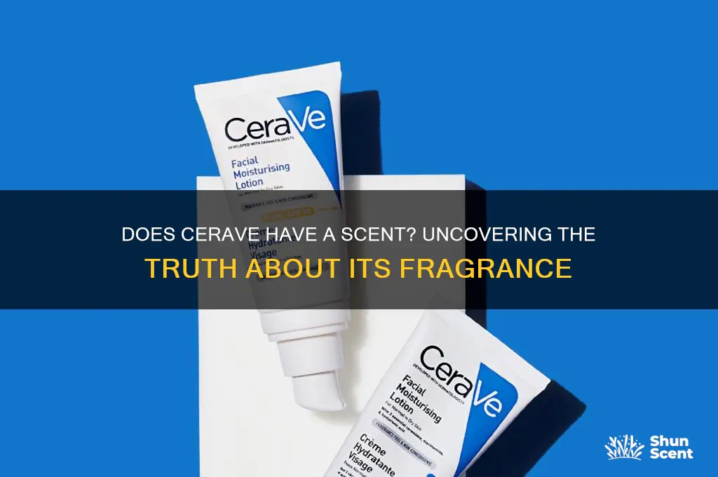 does cerave have a scent