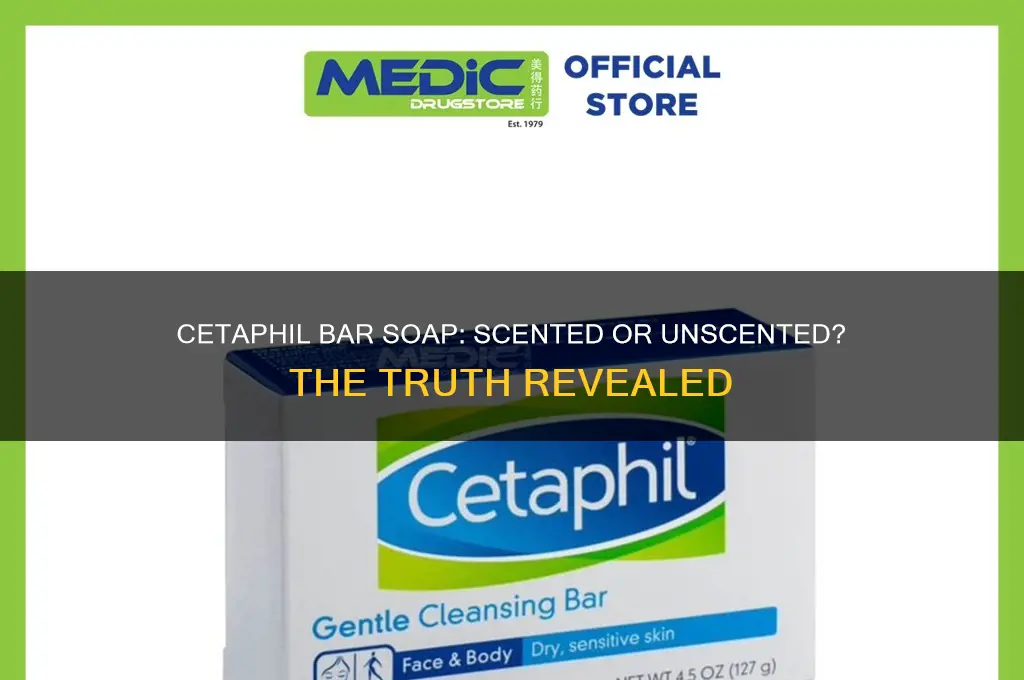 does cetaphil bar soap contain scents