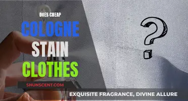 How to Avoid Inexpensive Cologne Staining Your Clothes