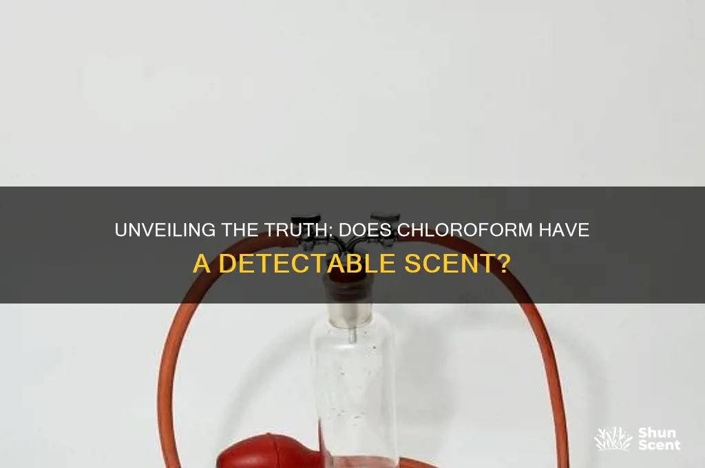 does chloroform have a scent
