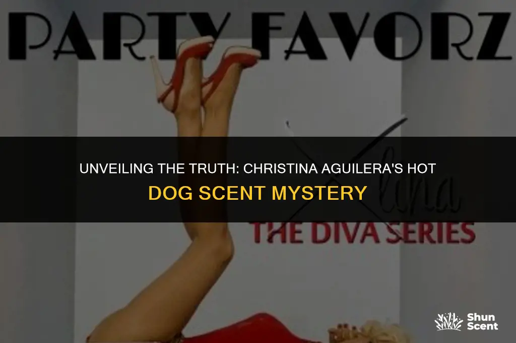 does christina aguilera smell like hot dogs
