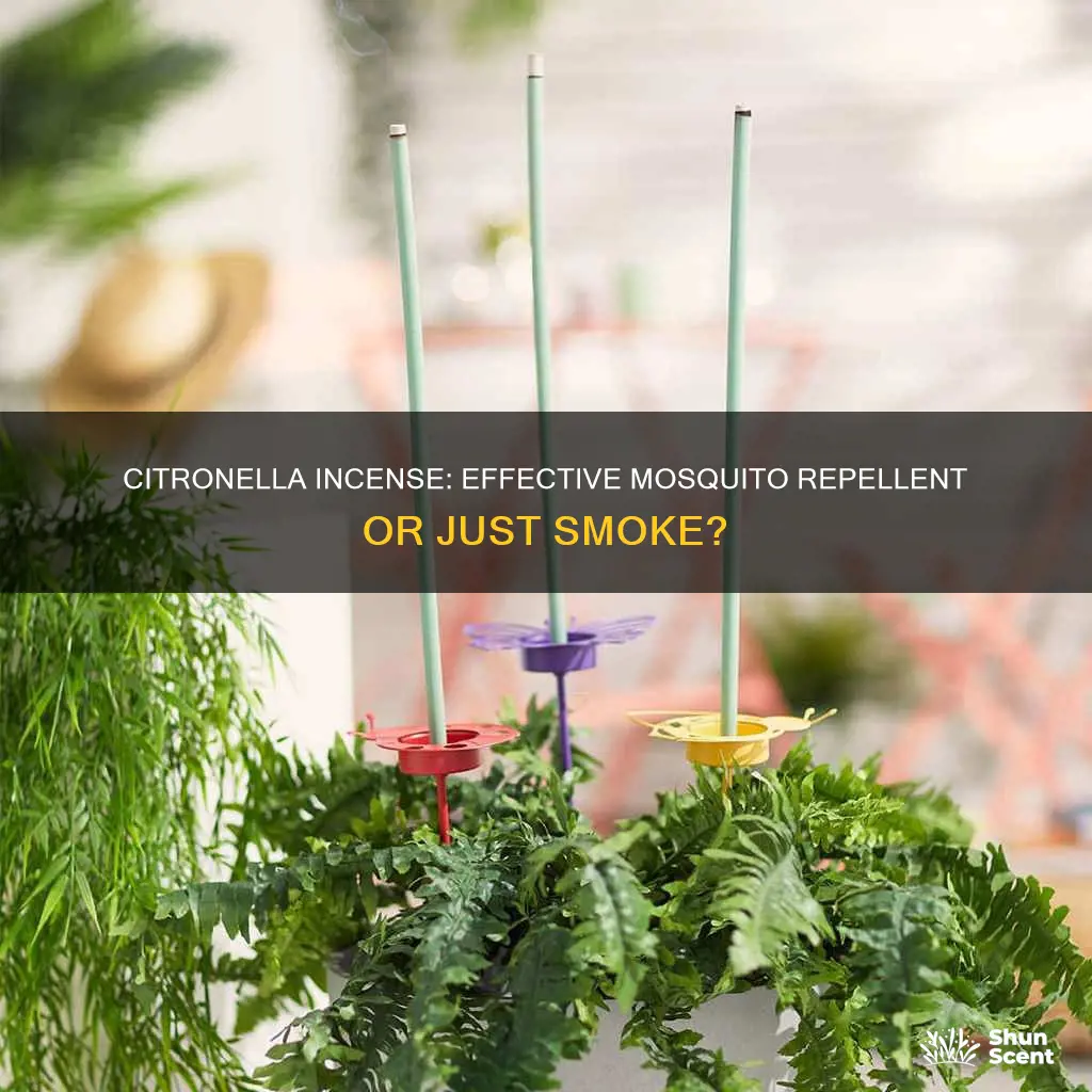does citronella incense work
